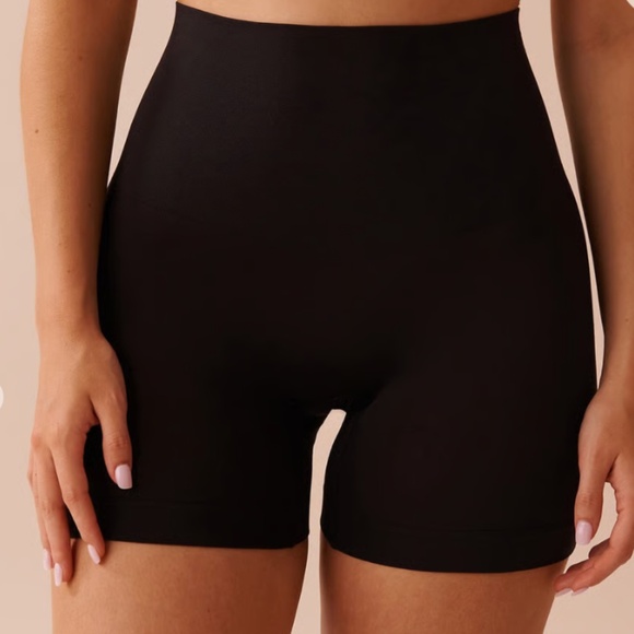 Seamless High Waist Shaper Shorts Sz L Black - Picture 1 of 7